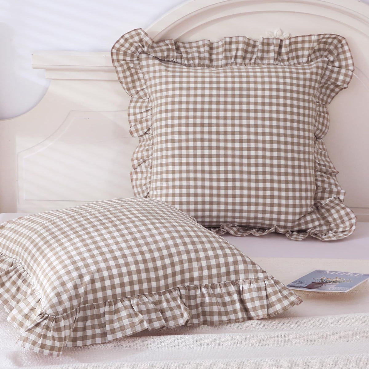 Mywinlle hidden-zipper-closure pillow cover delivers seamless look and easy washing
