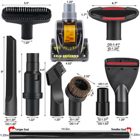 MZY LLC horsehair vacuum brush protects delicate fabrics during cleaning.