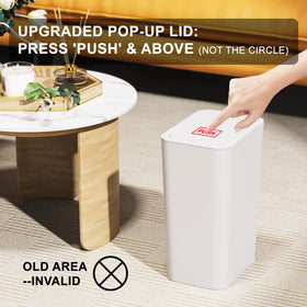 N NETDOT 3 Pack 10L compact design saves space on countertops.