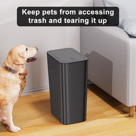 N. NETDOT 2.6 Gal bathroom trash can fits compact spaces