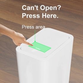 N. NETDOT easy-clean trash bin design simplifies maintenance.