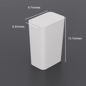 N. NETDOT modern trash can set enhances any room with a chic look.