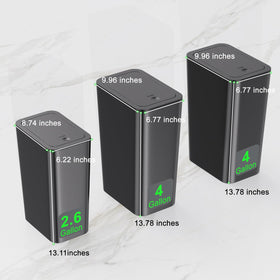 N. NETDOT multi-room trash bin collection suitable for bathroom kitchen bedroom
