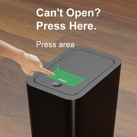 N. NETDOT versatile waste bin for bedroom, office, or kitchen.
