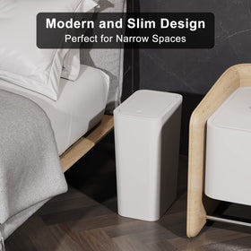 N. NETDOT odor-lock trash can traps smells for a fresher room.
