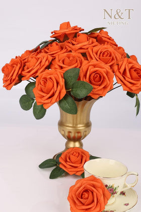 Realistic color and finish boost DIY wedding and party decor.