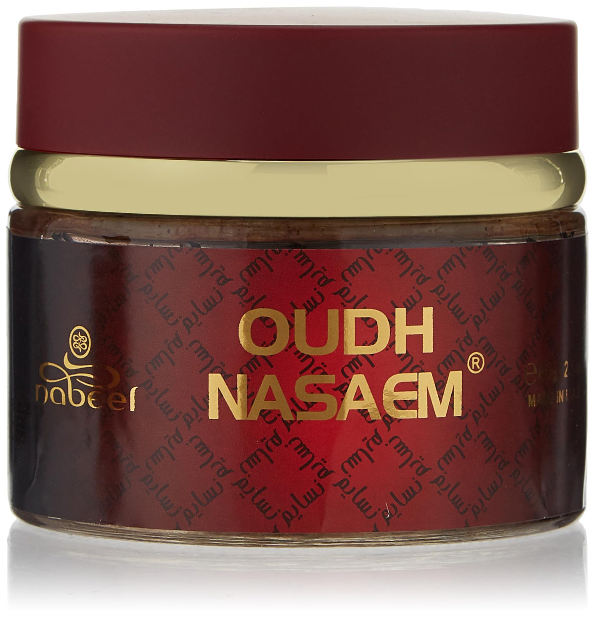 Nabeel Oudh Nasaem 60g packaging ready for refined hospitality.