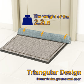 NABOWAN all-floor safe fabric glides smoothly over carpet and tile without scratches