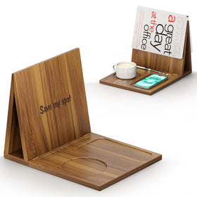 NAGAWOOD triangle book page holder with sturdy design for stable reading