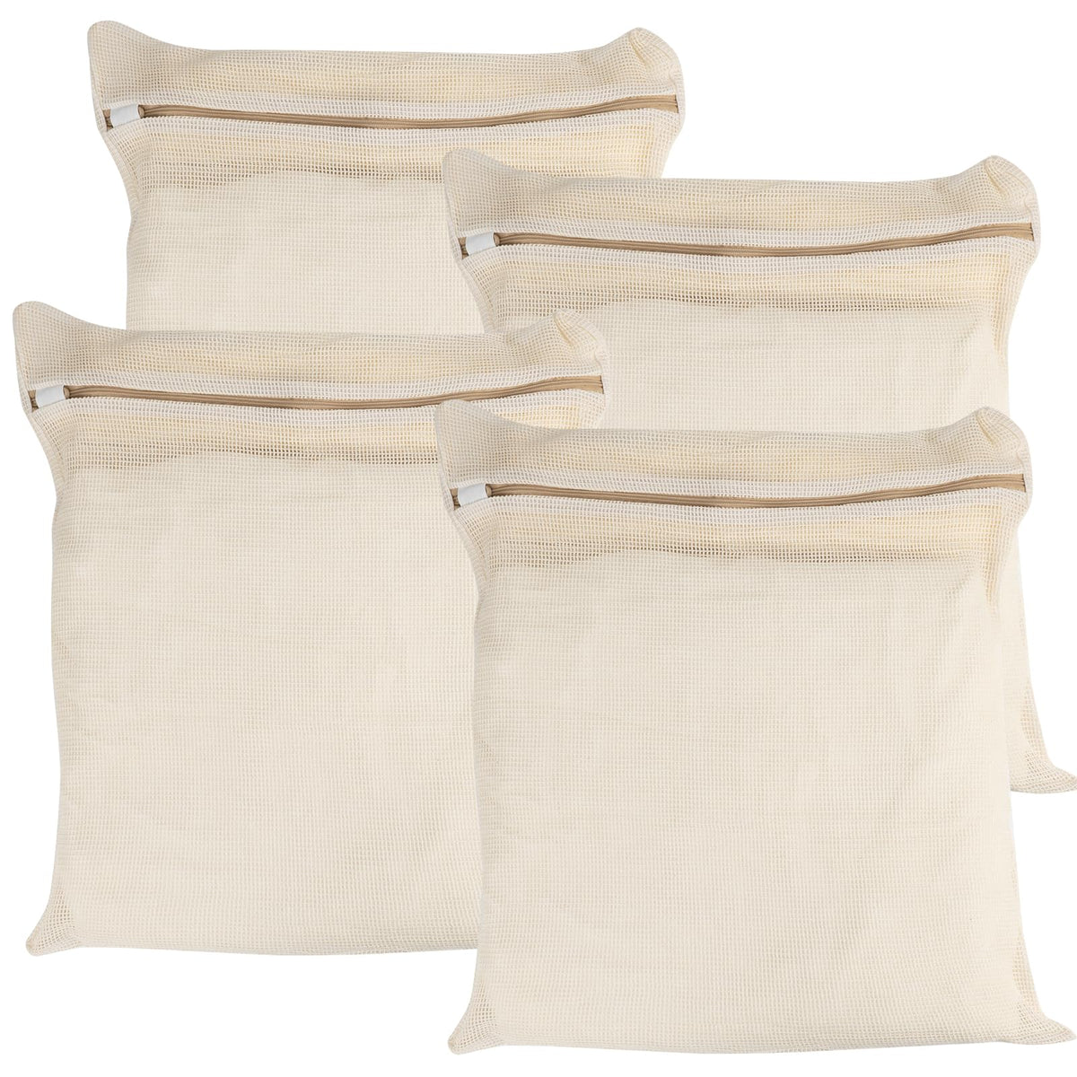 NAHADS large cotton mesh laundry bag protects delicates during washing.