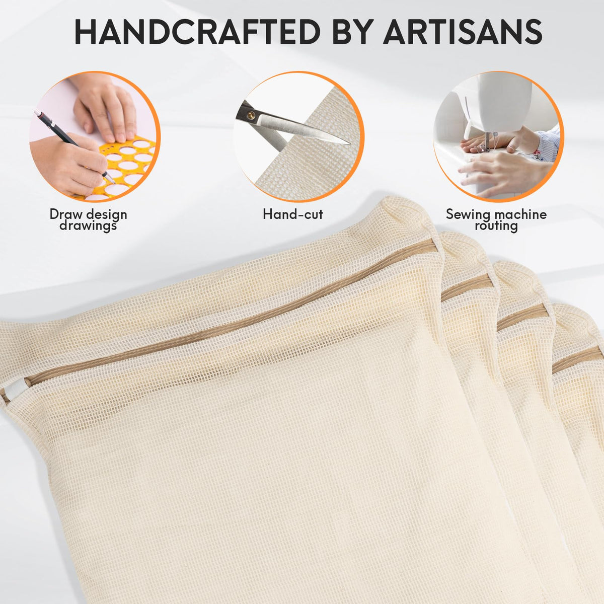 NAHADS craftsman-sewn stitching delivers durable performance on every bag.