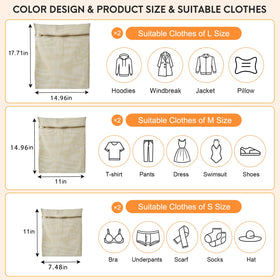 NAHADS medium bag ideal for bras, socks, and delicate garments