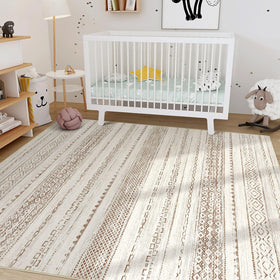 Nakagishi 5x7 rug is suitable for bedrooms, nurseries, and living rooms.