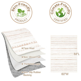 Nakagishi area rug handles daily life while resisting stains