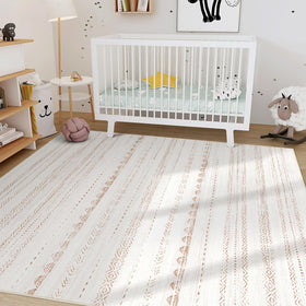 Nakagishi bedroom cozy vibe with cream tones.