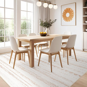 Nakagishi dining-room setup proves versatile decor.