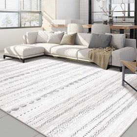Nakagishi 5x7 area rug for living rooms adds cozy warmth and easy maintenance