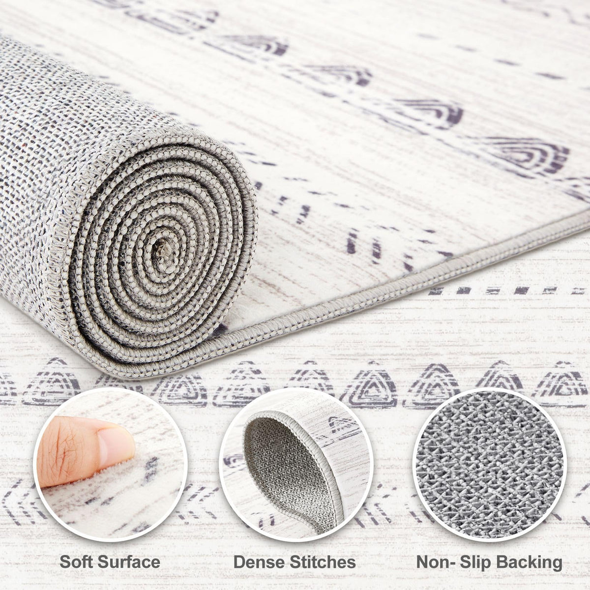 Nakagishi washable rug 5x7 simplifies cleaning for busy homes