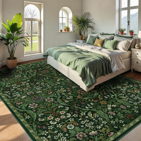 NakedCloud soft low-pile faux wool rug feels cozy underfoot.