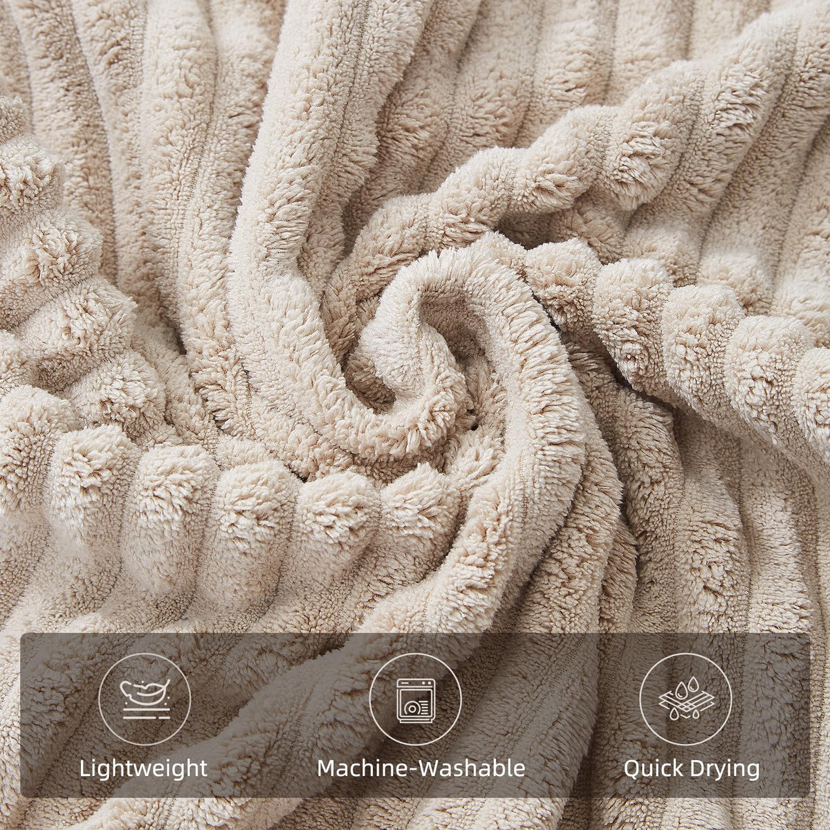 NALIVO towels feature double-stitched edges for durable long-lasting performance