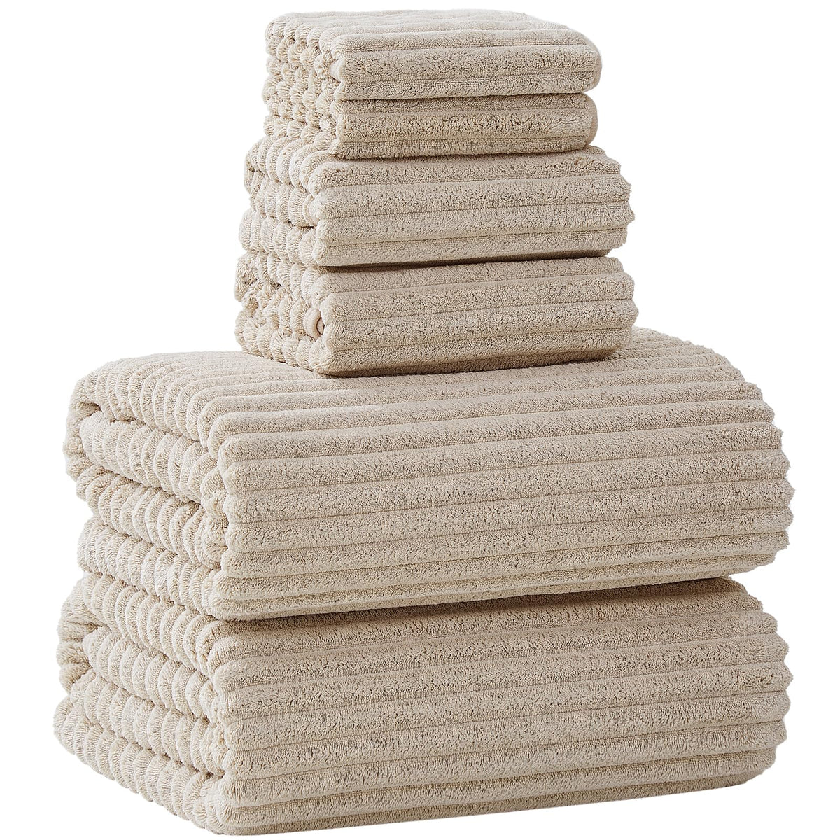 NALIVO extra-large bath towel set full-body coverage after shower
