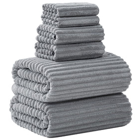NALIVO extra-large bath towel set 40x80 provides full-body wrap and spa-like comfort.