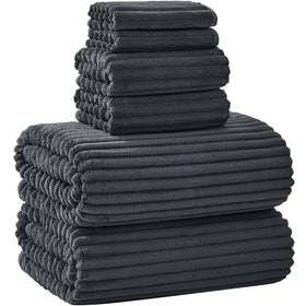 NALIVO Extra Large Bath Towel Set on display showing 40x80 coverage for full-body wrap