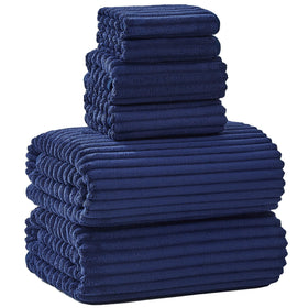NALIVO extralarge bath towel set in 40x80 size for full-body coverage