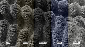 NALIVO first wash activation showing fibers fluffing after initial rinse