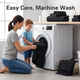 NALIVO washcloths 13x13 designed for quick cleansing and drying.