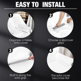 Namalu easy-install slipcover grip shows quick setup in seconds