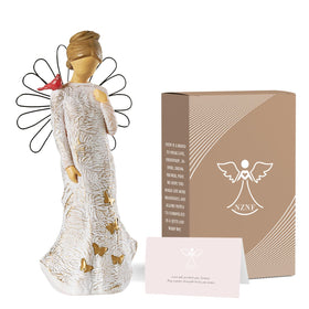 NAN ZAI NAN FANG Hand-painted resin angel statue with delicate details