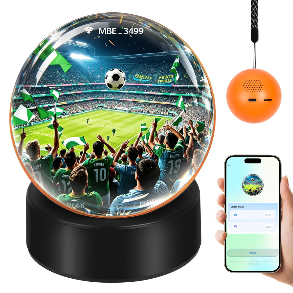 NANSIKE Memory Orb Ball crystal-display on shelf adds ambient decor