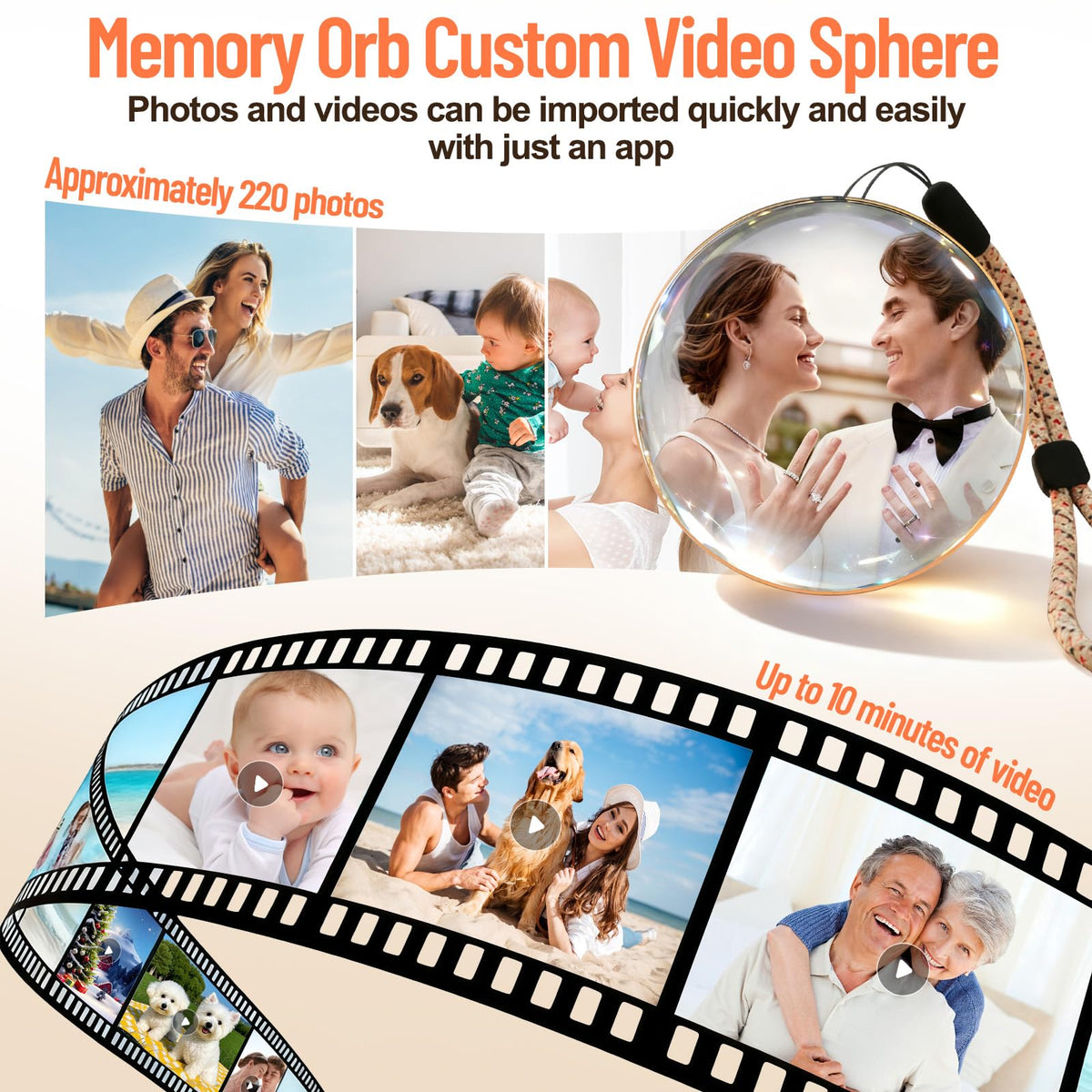 NANSIKE Memory Orb Ball durable-abs-shell combines elegance and durability