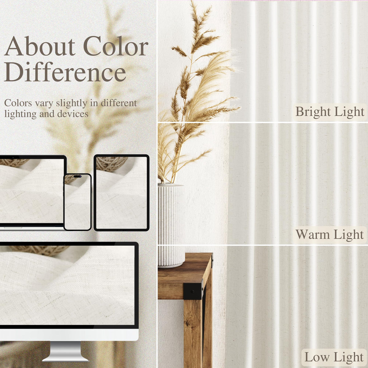 Nanspring linen-blend fabric close-up highlighting natural texture and casual elegance.