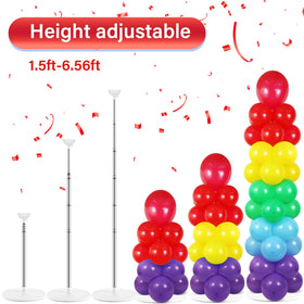 Naozinebi balloon clip keeps balloons neatly in place during setup.