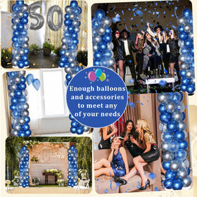 Naozinebi balloon clips and knotters help secure decorations quickly.