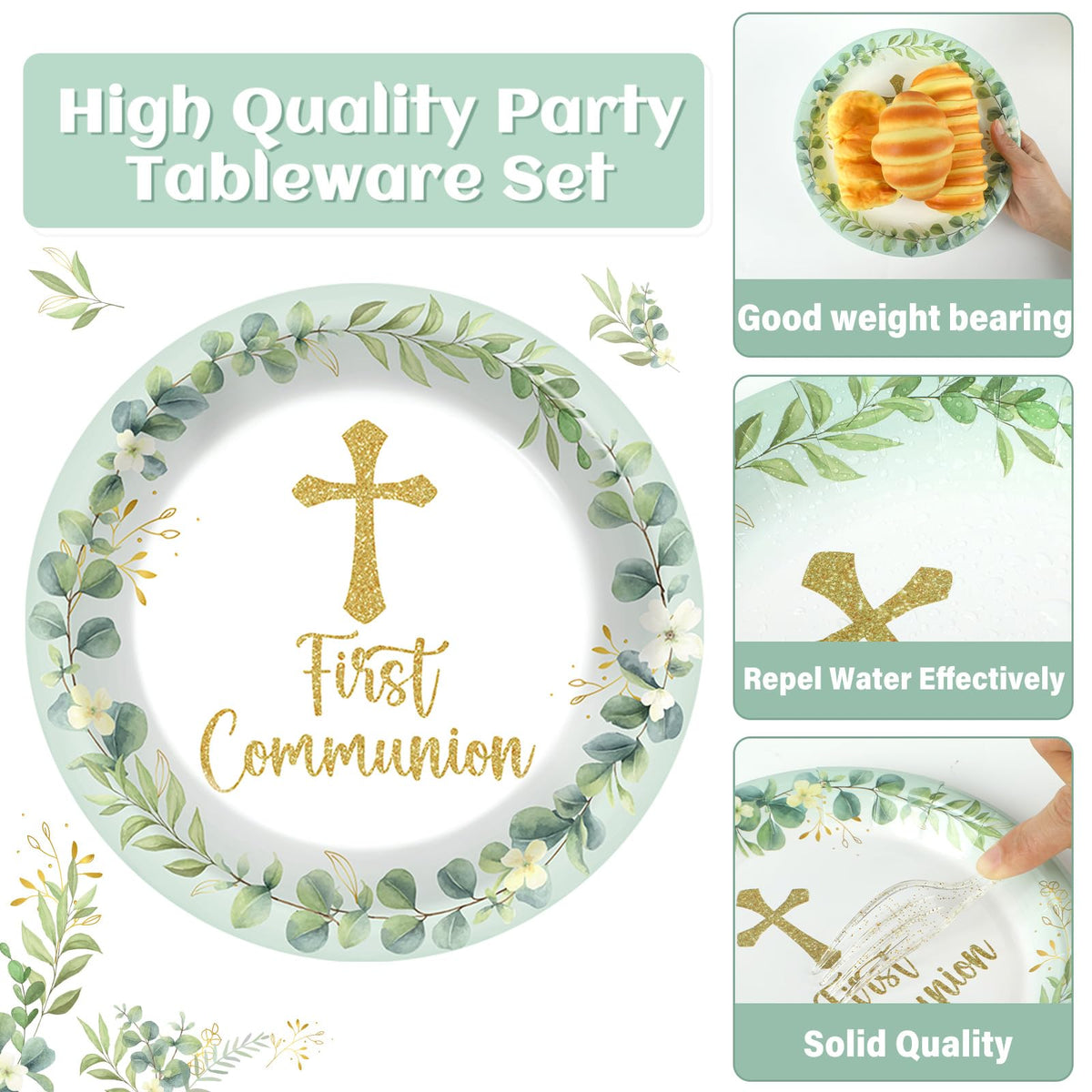 Naozinebi 6-5inch green napkins for soft, durable tables