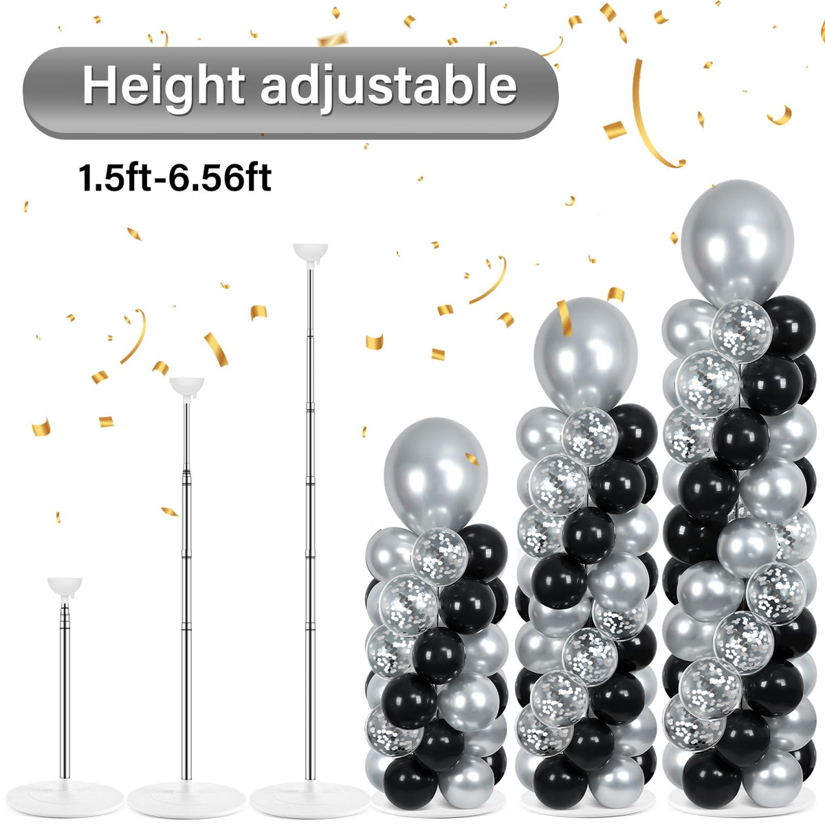 Naozinebi top cup and balloon clips for secure inflation.