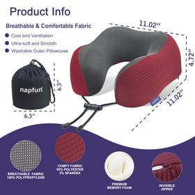 napfun memory foam close-up showing quick recovery and comfort