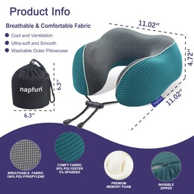 Napfun memory foam close-up showing quick return technology