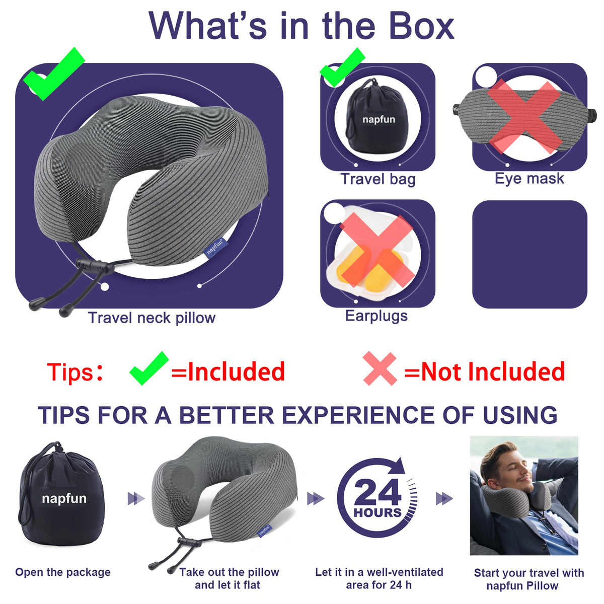 Napfun portable plane accessory stays lightweight and ready for travel.