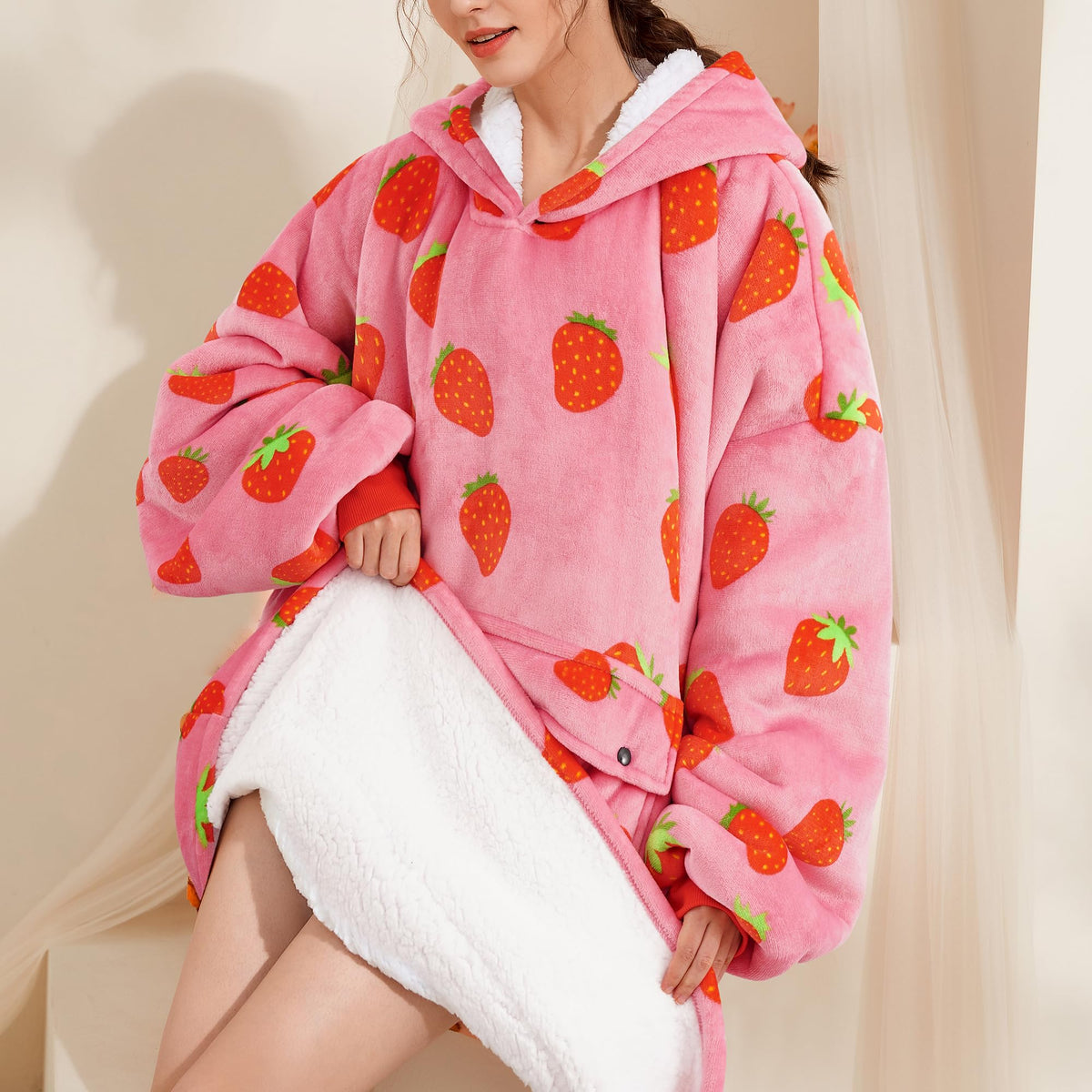 Narecte gift-ready blanket hoodie ideal for birthdays and holidays