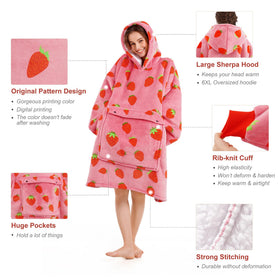Narecte soft flannel exterior with thick sherpa interior for comfort