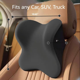 Nastravail car neck-support memory foam contours to your neck.