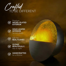 NativeSkins Eclipse artisan-crafted sconce highlighting craftsmanship.