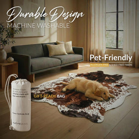 NativeSkins pet-friendly rug non-shedding design stays clean in busy homes.