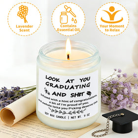 Natonhi glass jar packaging presents an elegant graduation gift.