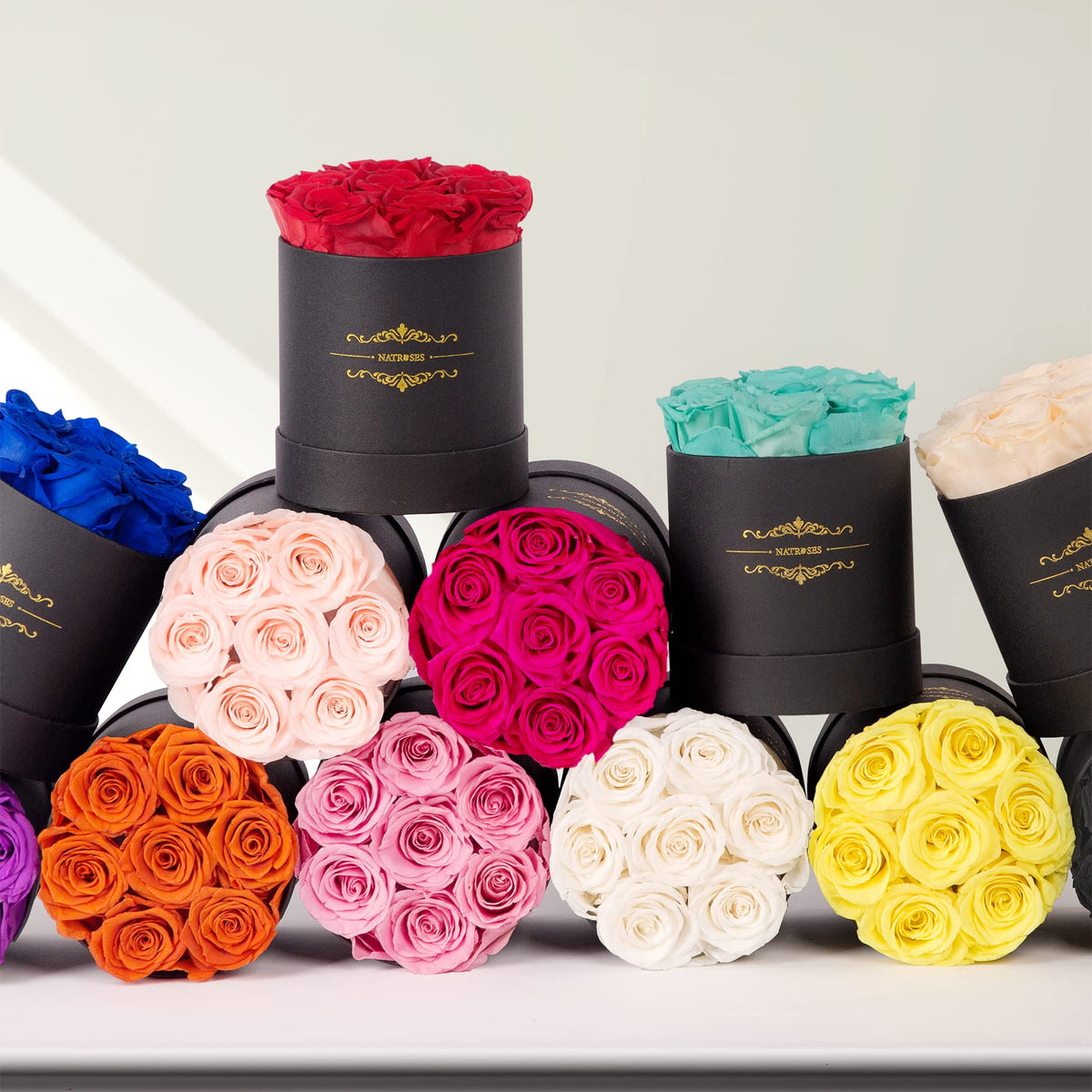 Natroses buttermilk preserved roses decor for elegant home styling