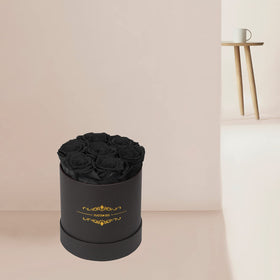 NATROSES elegant black gift box on display, perfect for birthdays and anniversaries